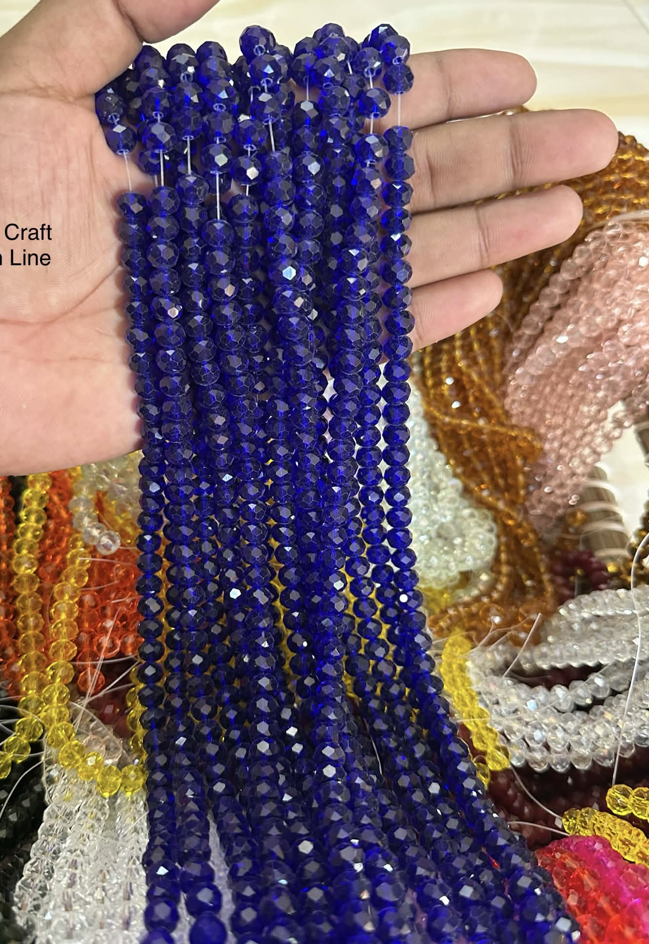 8 mm Crystal Royal Blue