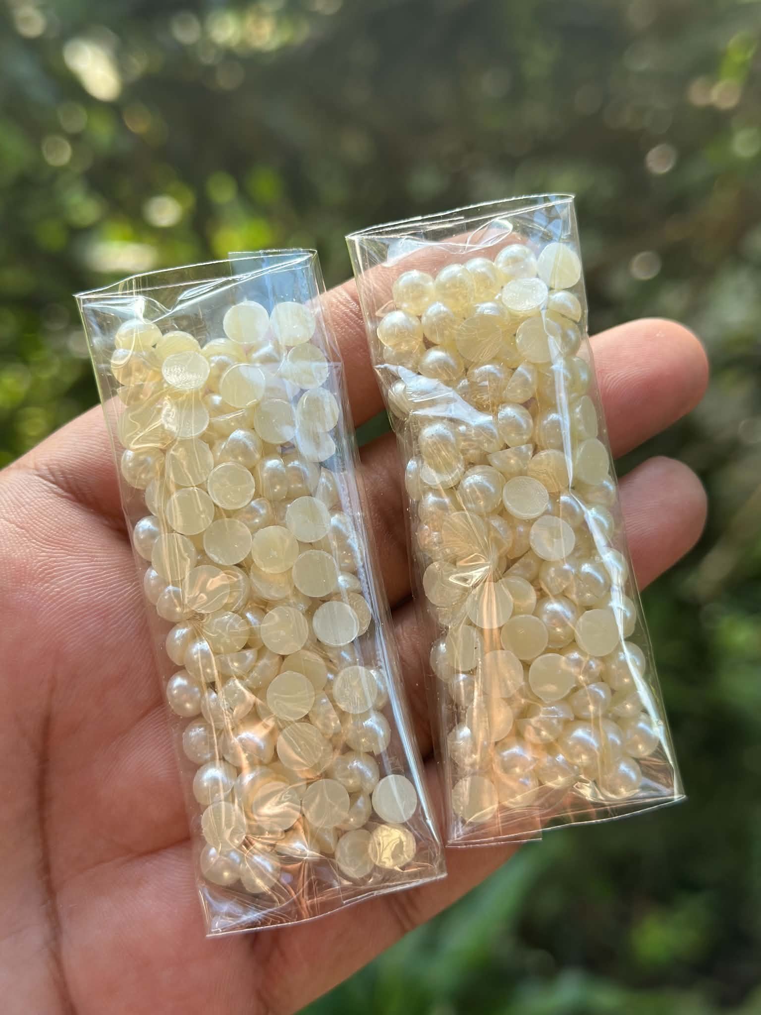 6mm Half pearl cream
