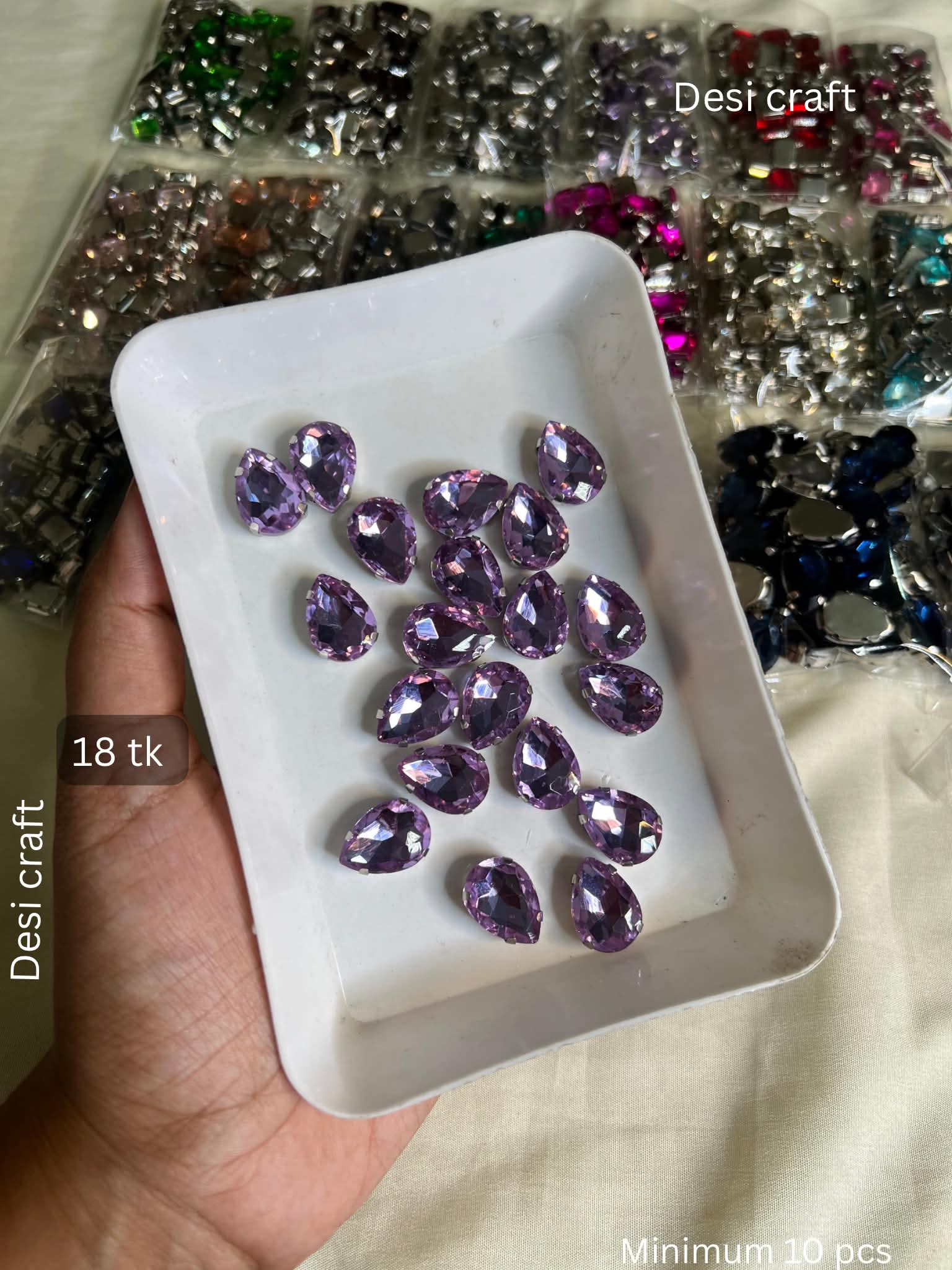 Drop  big Lavender 1 pcs 18 tk