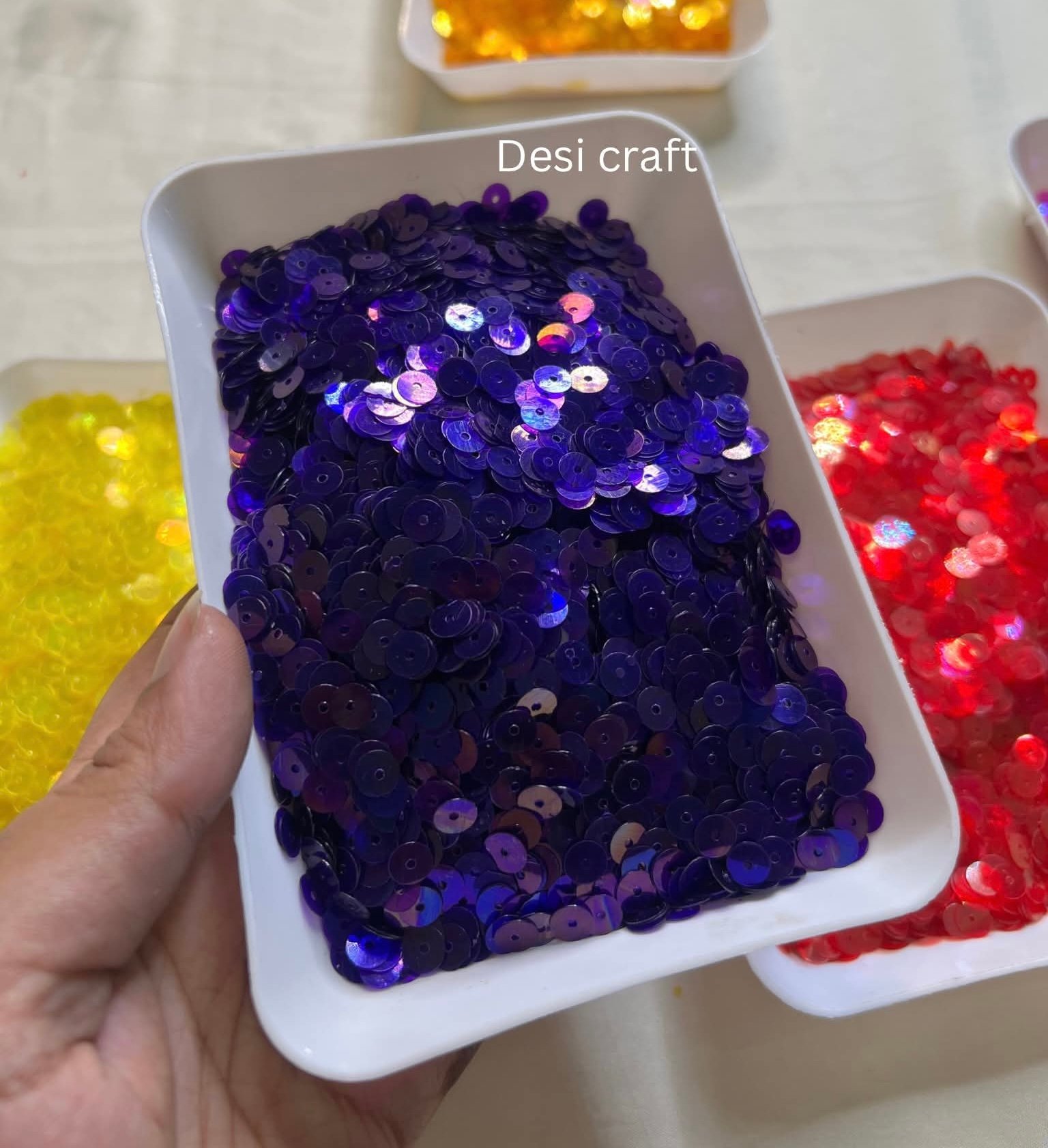 Transferent chumki violet