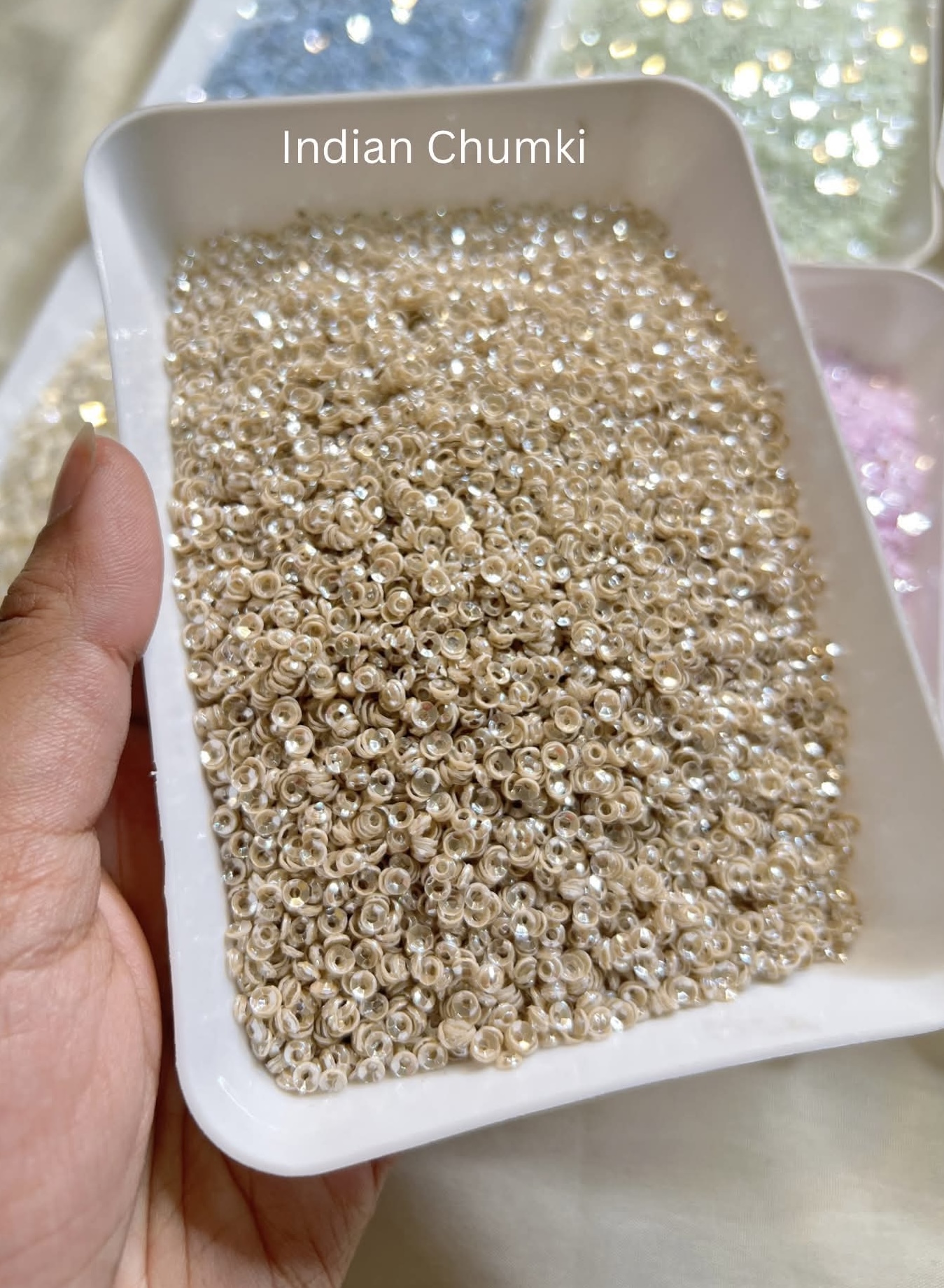 Indian chumki brown ful