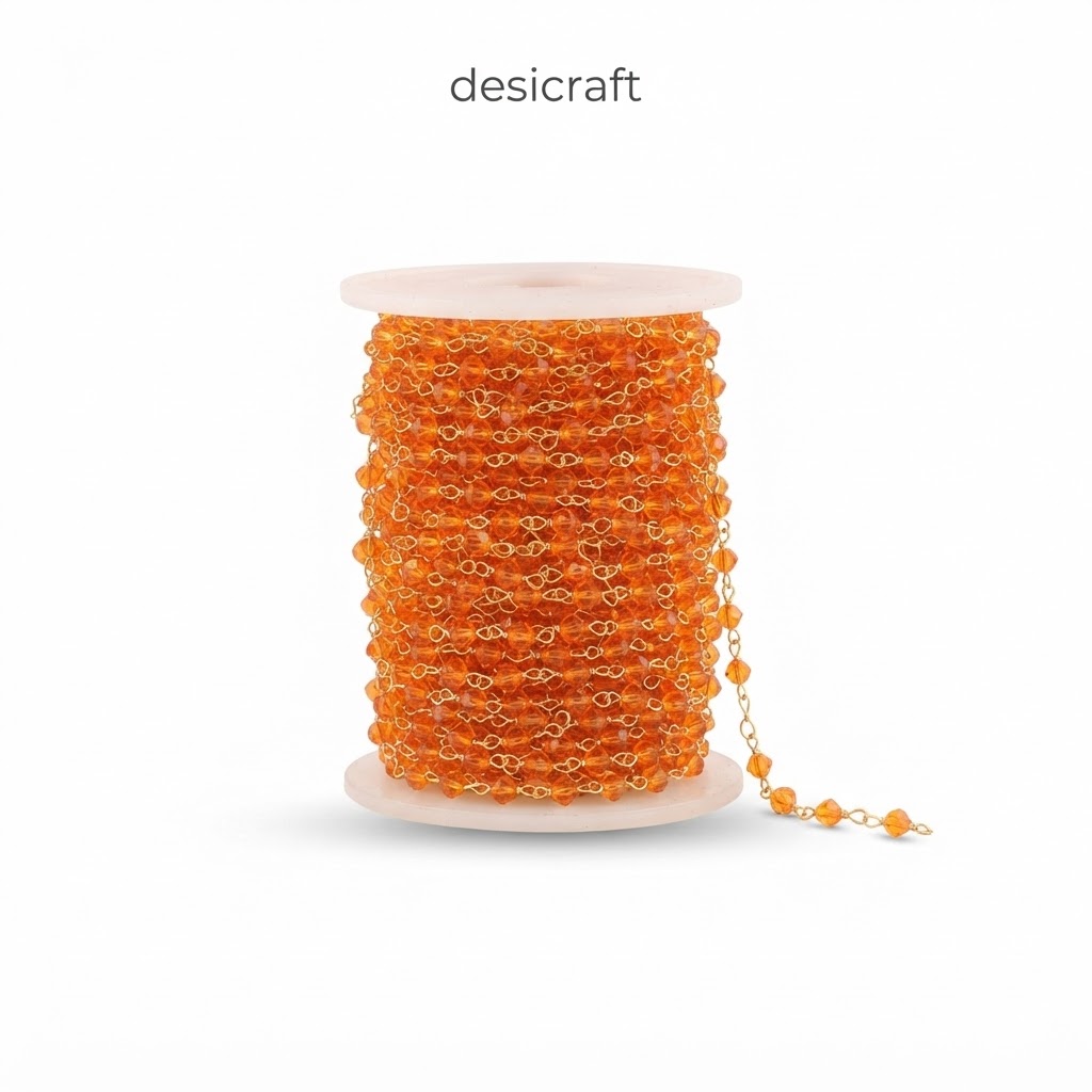 Gajra chain orange