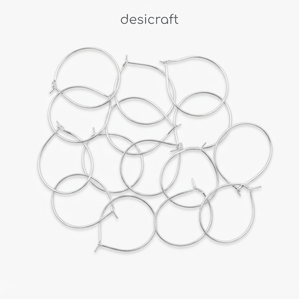 Ear ring base silver