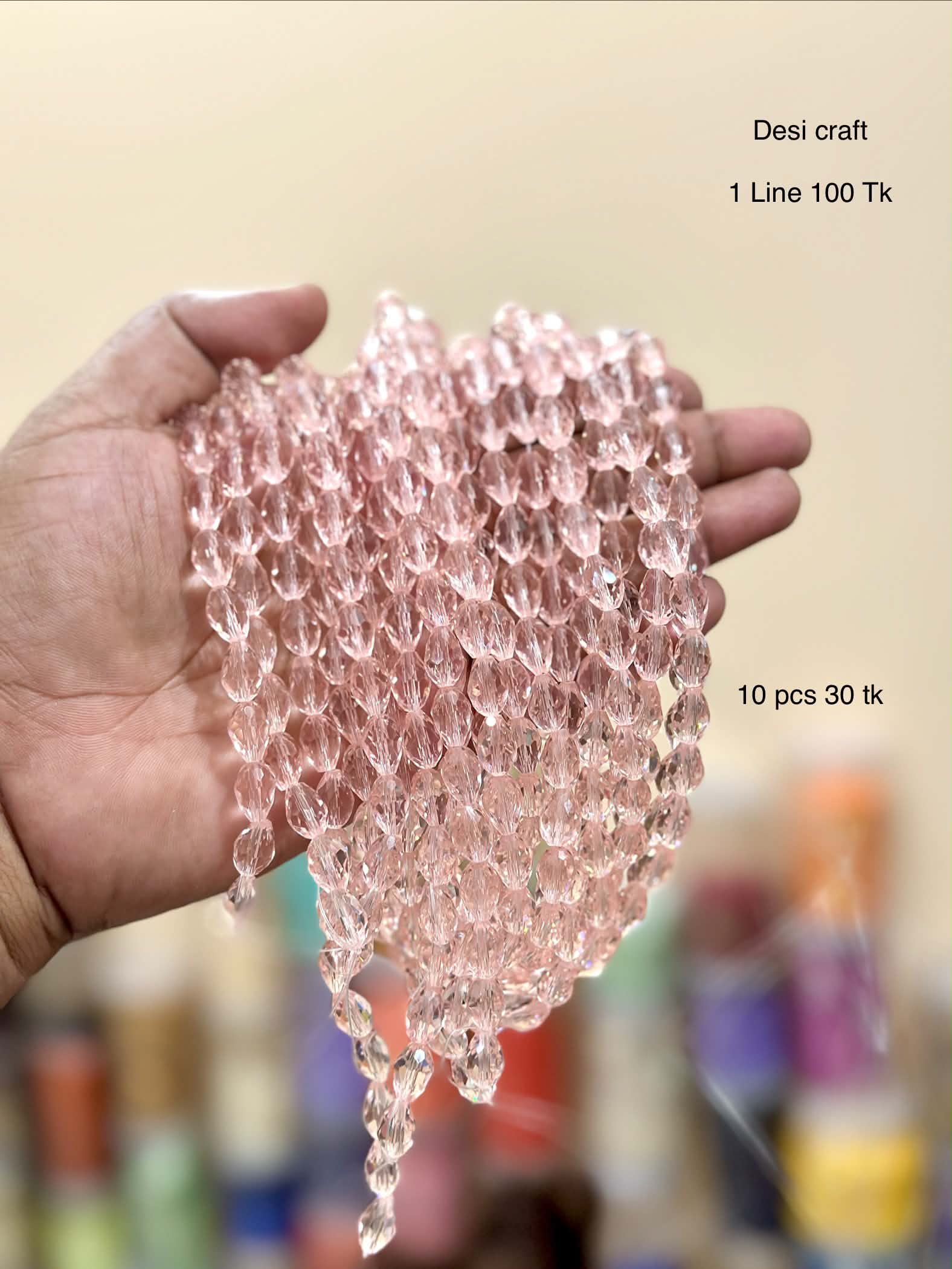 Crystal Low Line Pink
