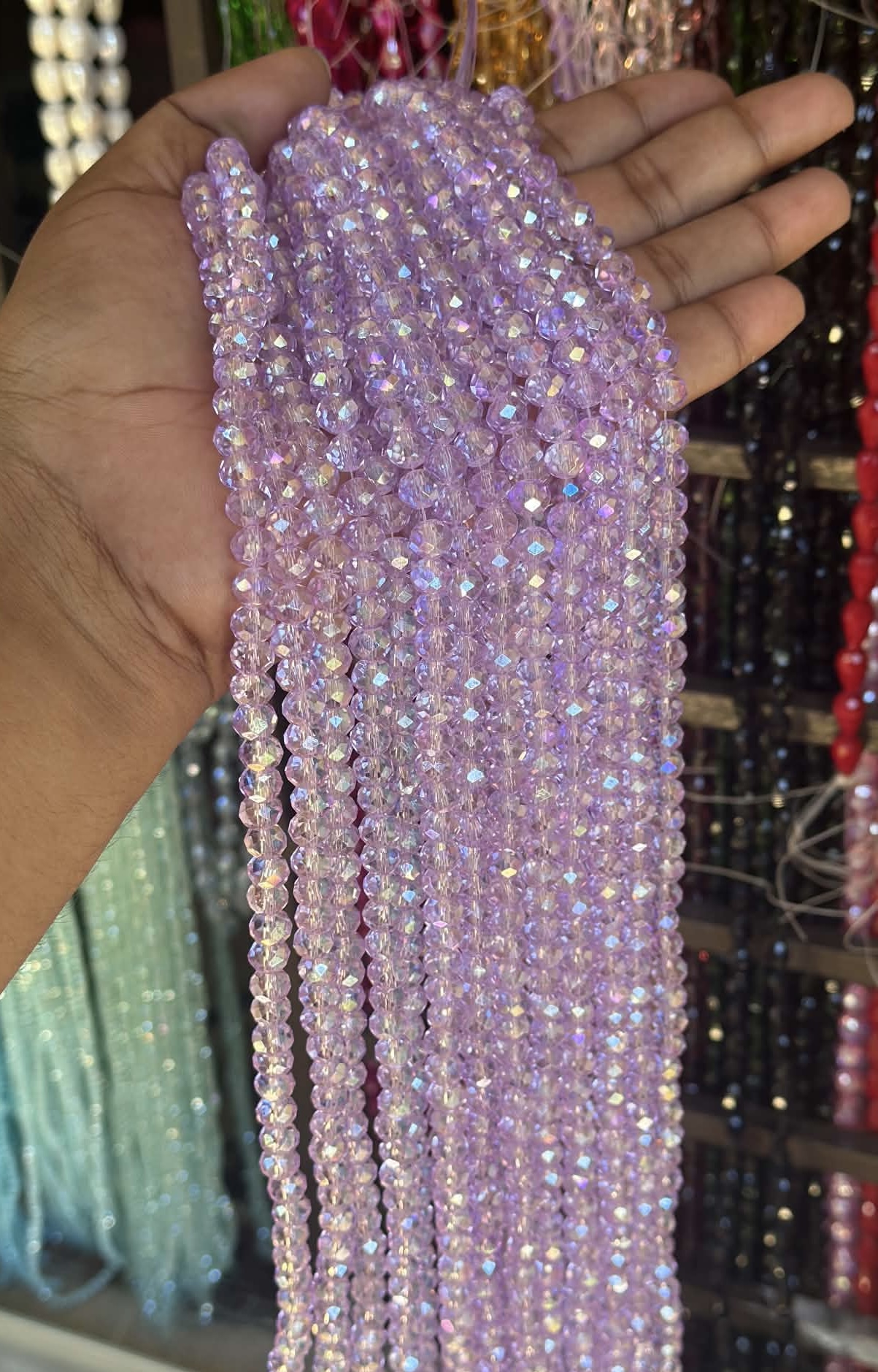 8 mm Crystal Lavender