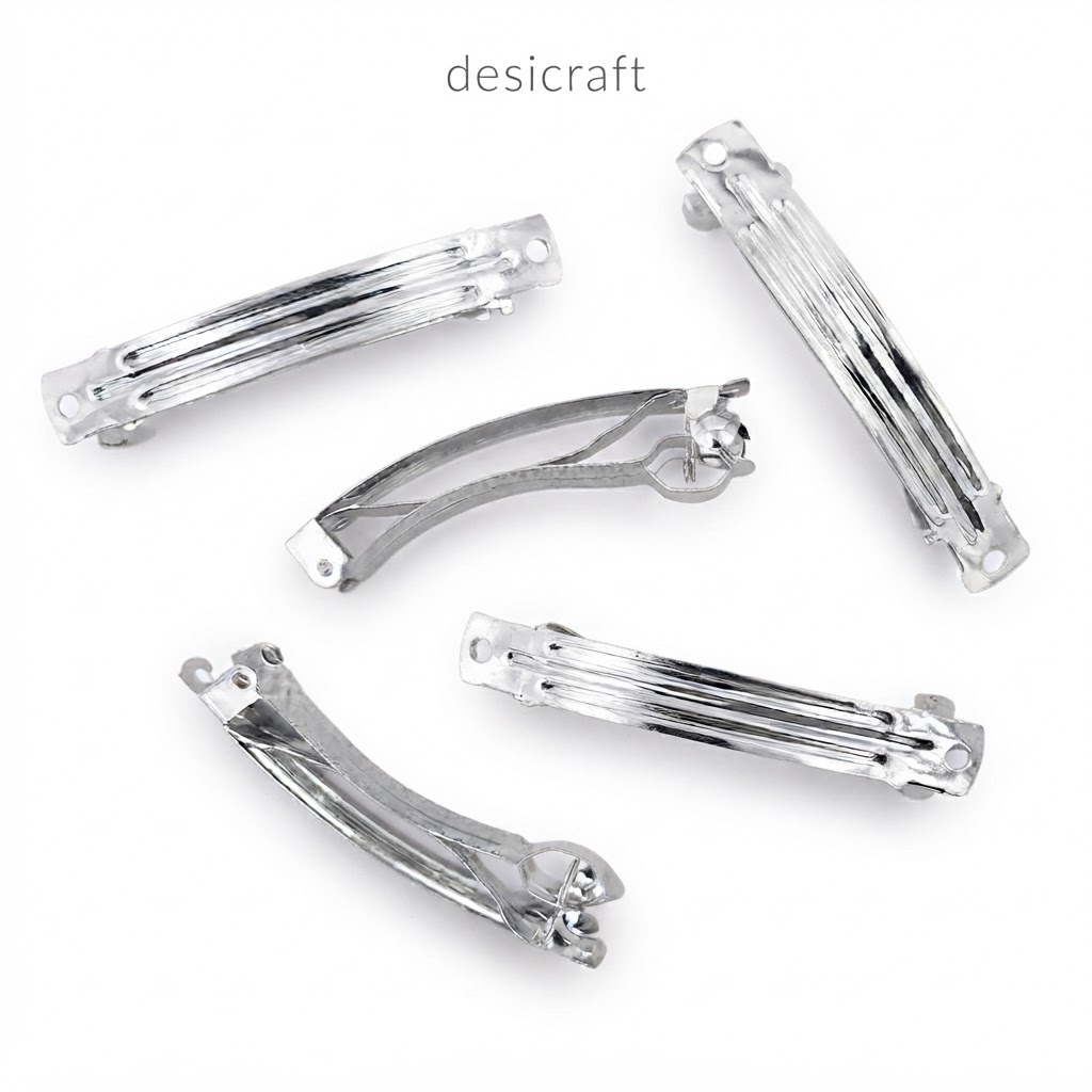 Center Clip Silver 5 pcs