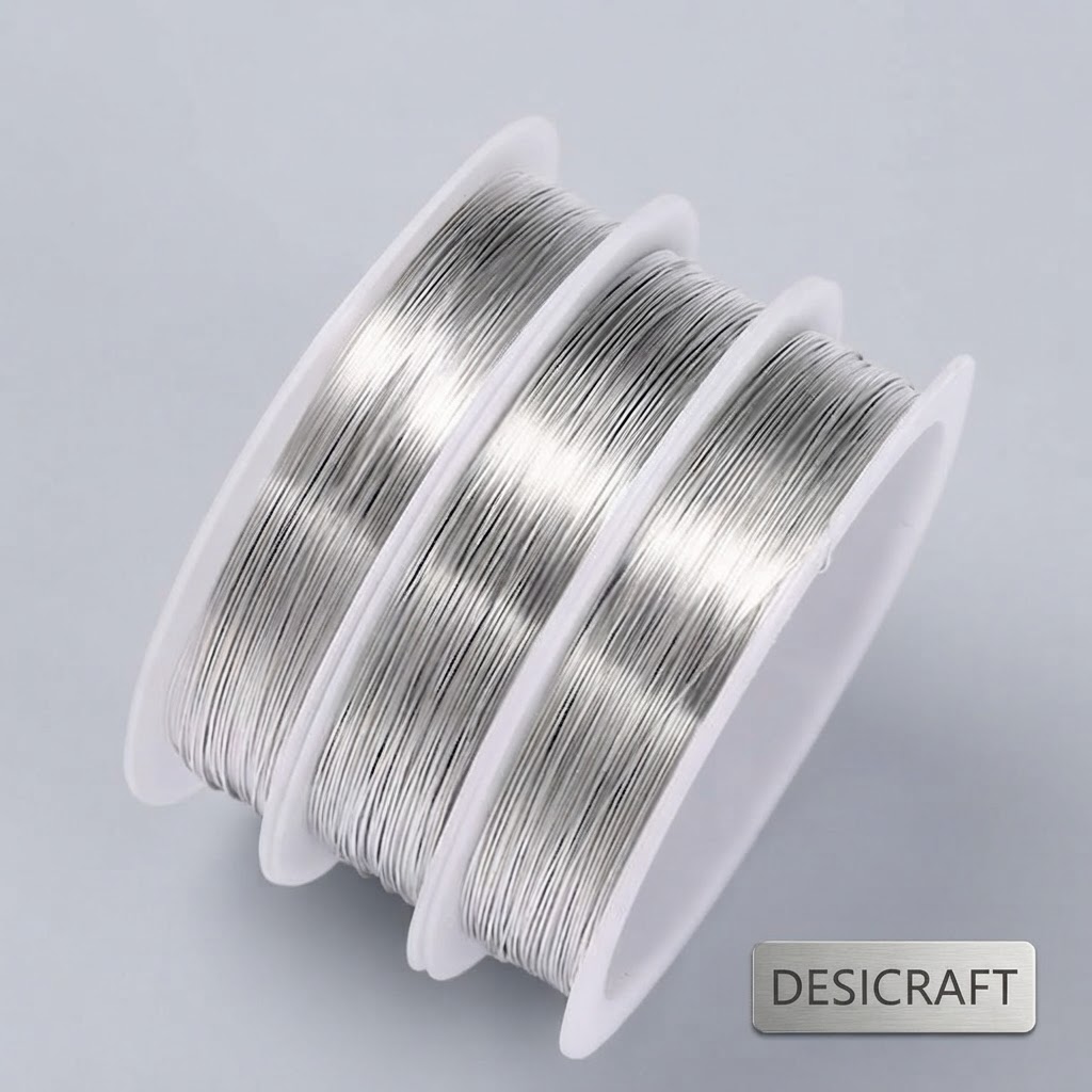 4 mm wire Silver