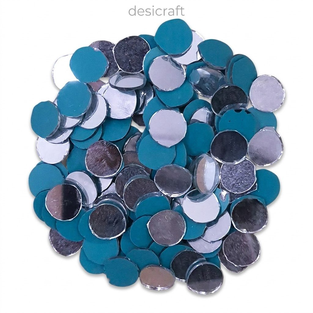 Round big mirror