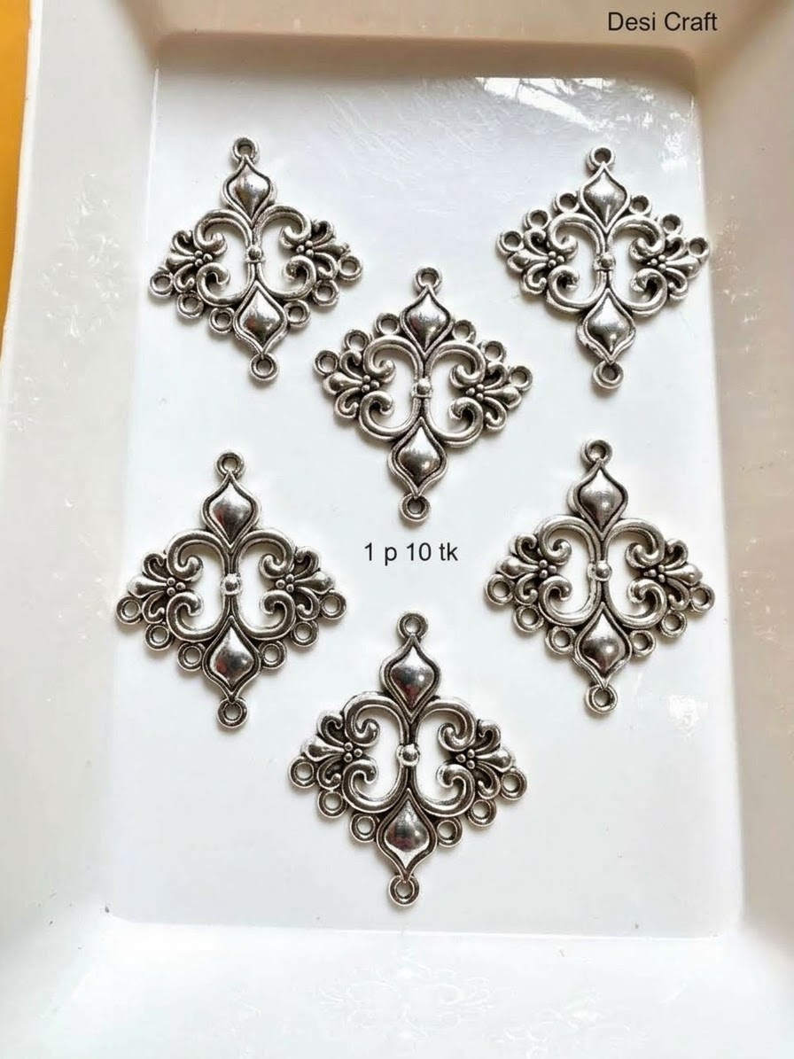 Metal base Silver 1 PCs