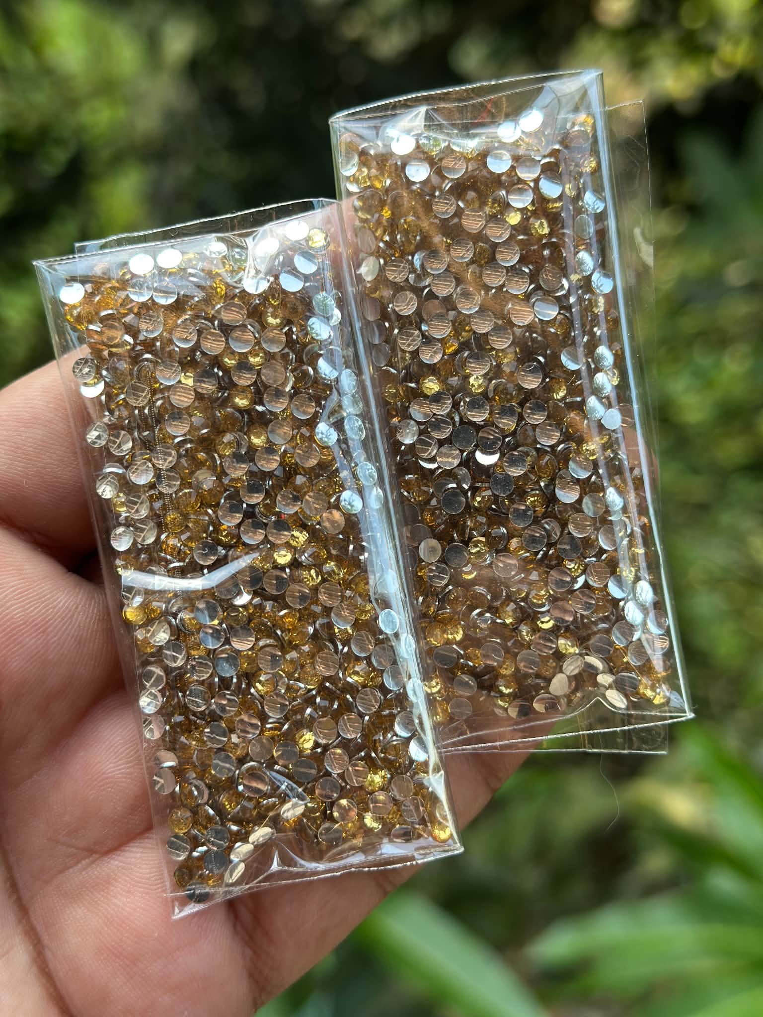 Rhinestones Golden