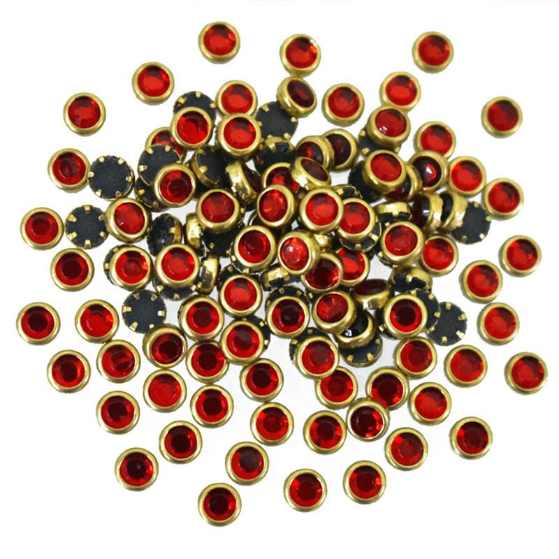 Round red