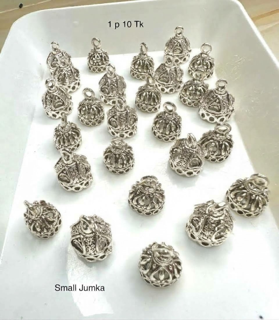 Small jumka silver 2 PCs